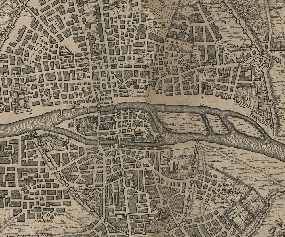 plan de paris 1705