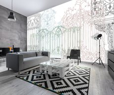 wallpaper featuring ironwork: gates, railings, etc.