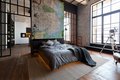 papier peint Lambris worn carte dans une chambre