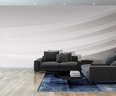wallpaper with curved, almost horizontal stripes
