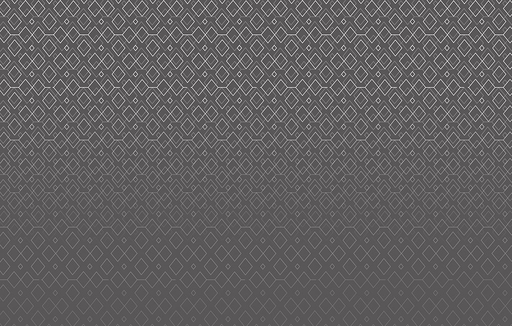 panoramic wallpaper representing white diamonds on a gray gradient background