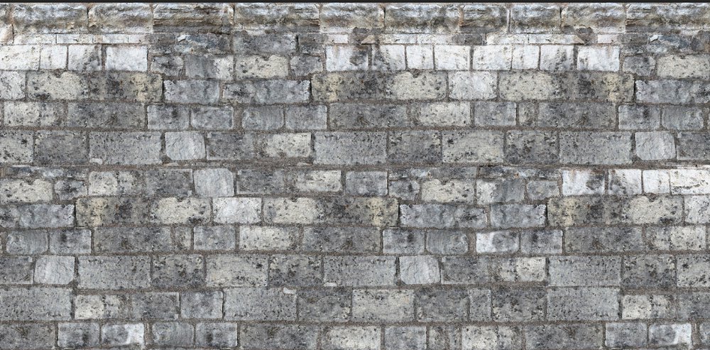 papier peint représentant un mur de pierres grises