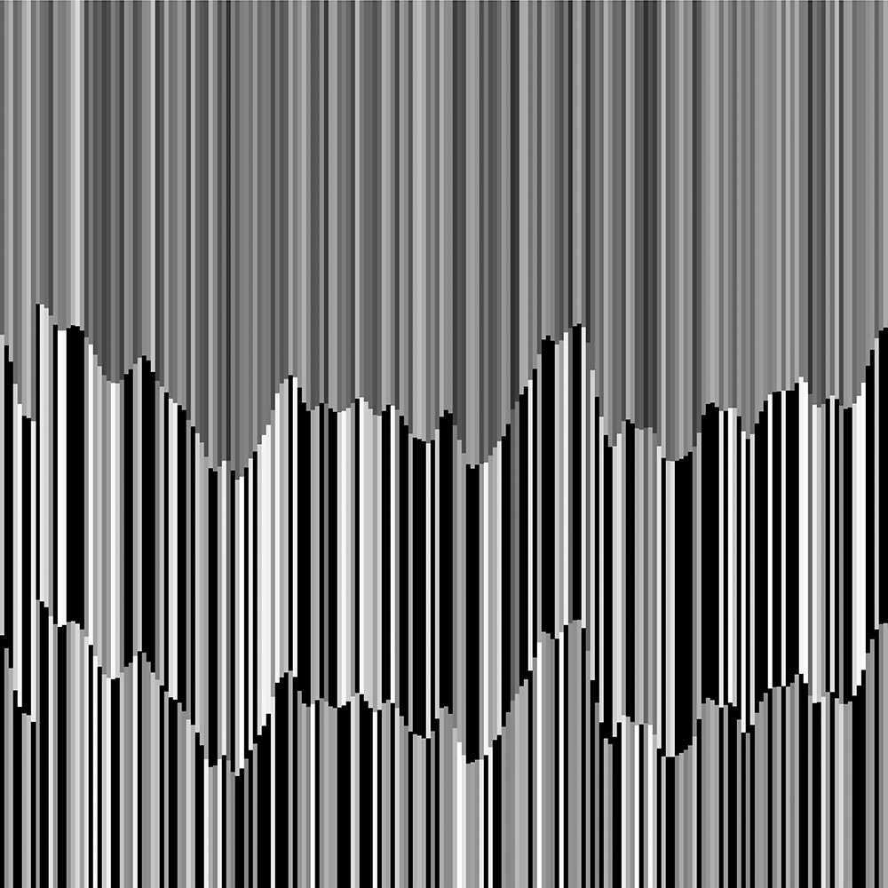 papier peint rayures grises