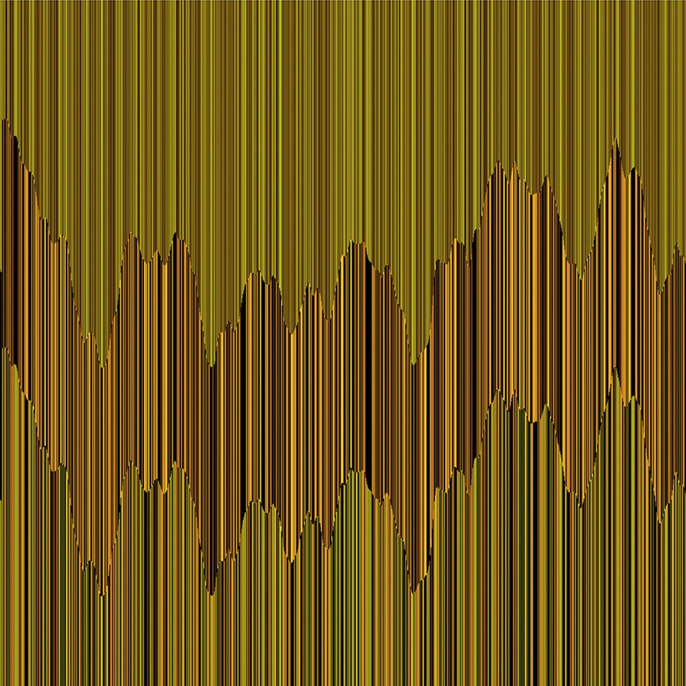 papier peint a rayures vertes et jaunes