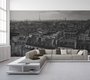 vue panoramique de Paris en noir et blanc