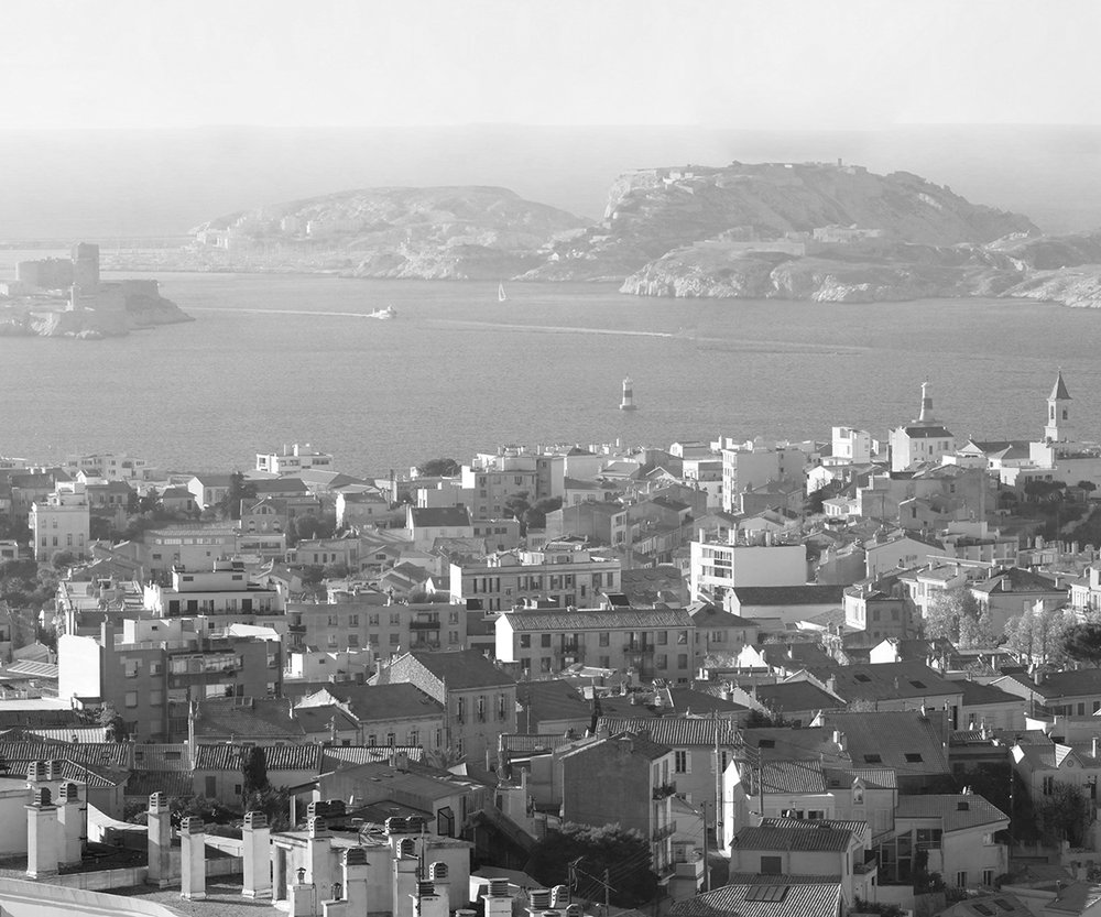 Marseille avec le château d'If