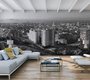 papier peint panoramique de Marseille dans un salon